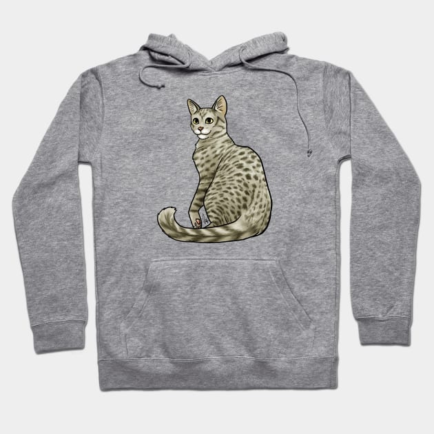 Cat - Egyptian Mau - Bronze Hoodie by Jen's Dogs Custom Gifts and Designs